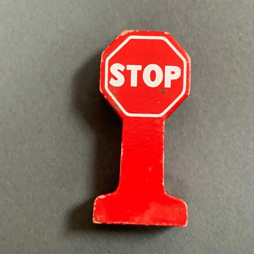 Fisher Price Railroad Track RR Stop‎ Light Signs Geo Trax 2003 2004 Trees
